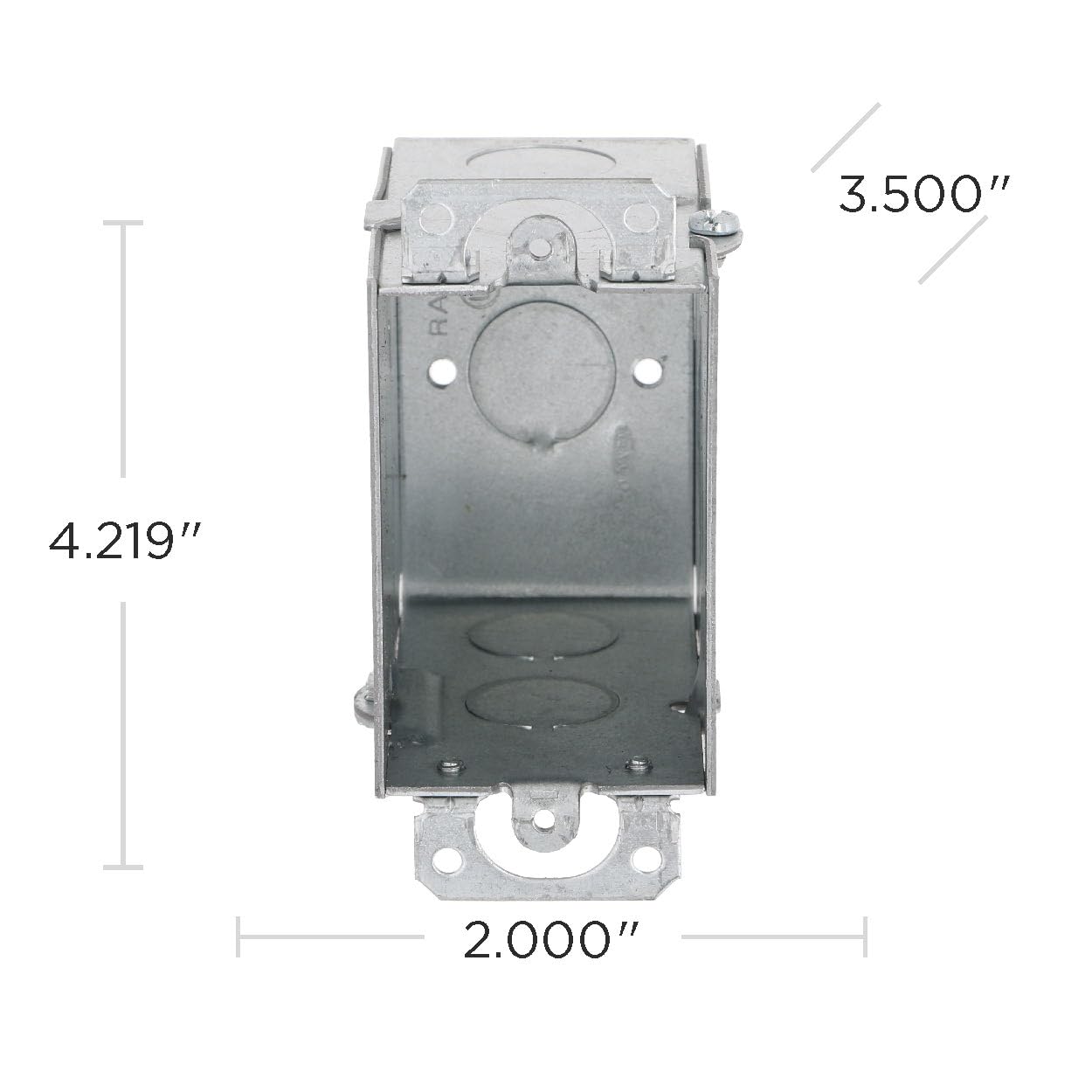 HUBBELL ELECTRICAL PROD 8590 3X2IN3 5DP GANGABLE W/E BOX - Image 5