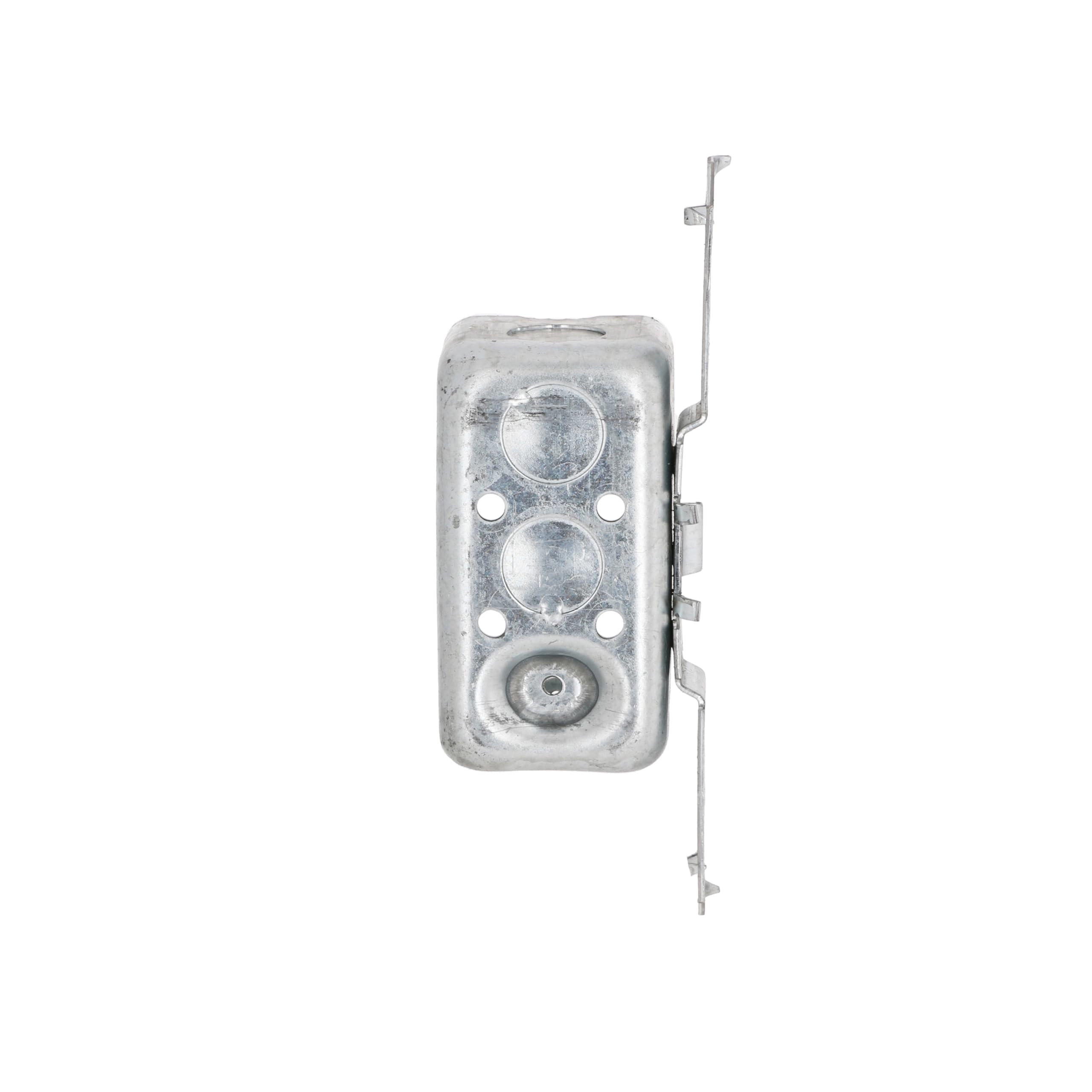 Hubbell-Raco 662 1-7/8-Inch Deep, 1/2-Inch End Knockouts, Wood/Metal Stud Bracket Welded 4-Inch by 2-Inch Handy Box, Steel,Gray - Image 4