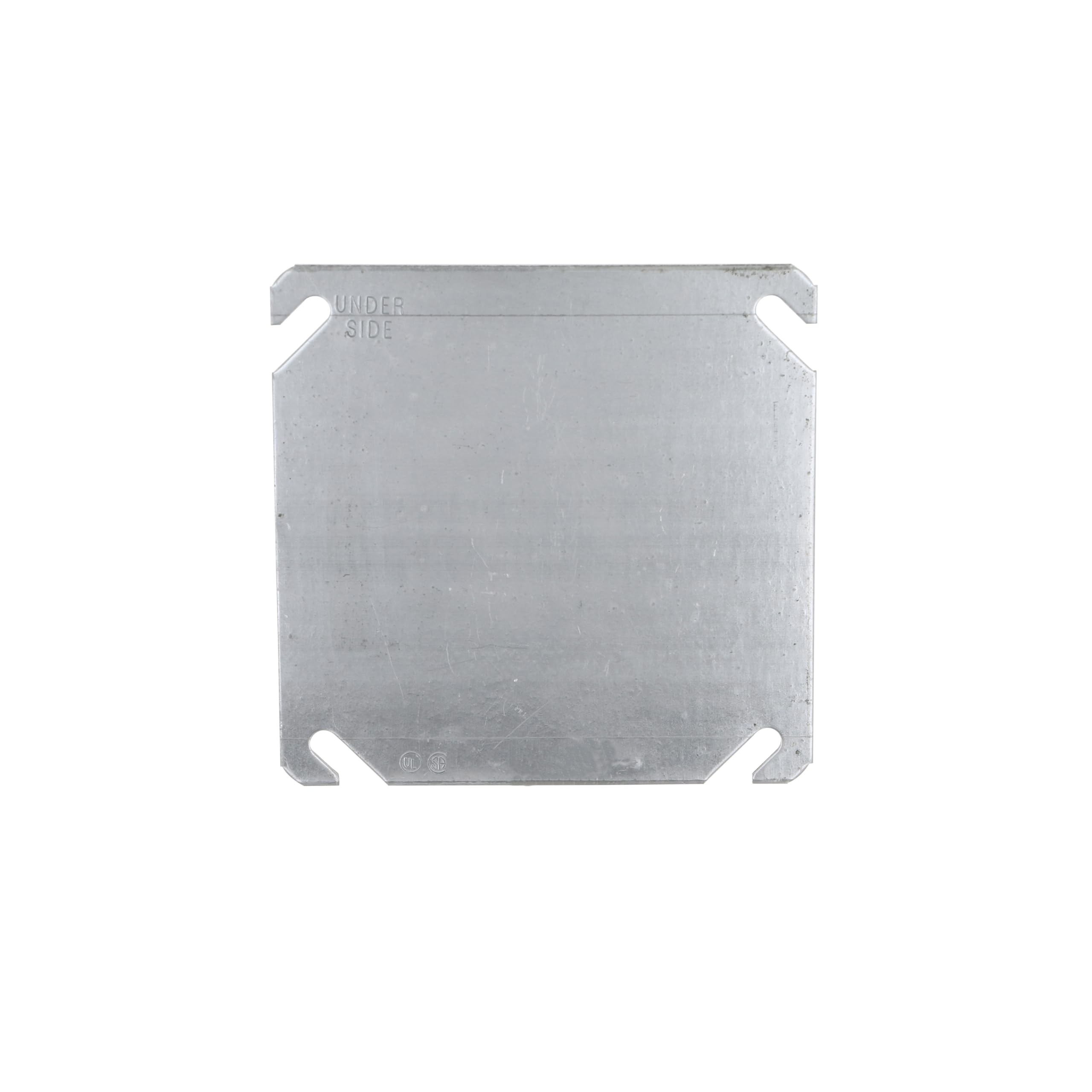 RACO 752 4 in. Square Box Cover, Flat, Blank, 50-Pack - Image 4