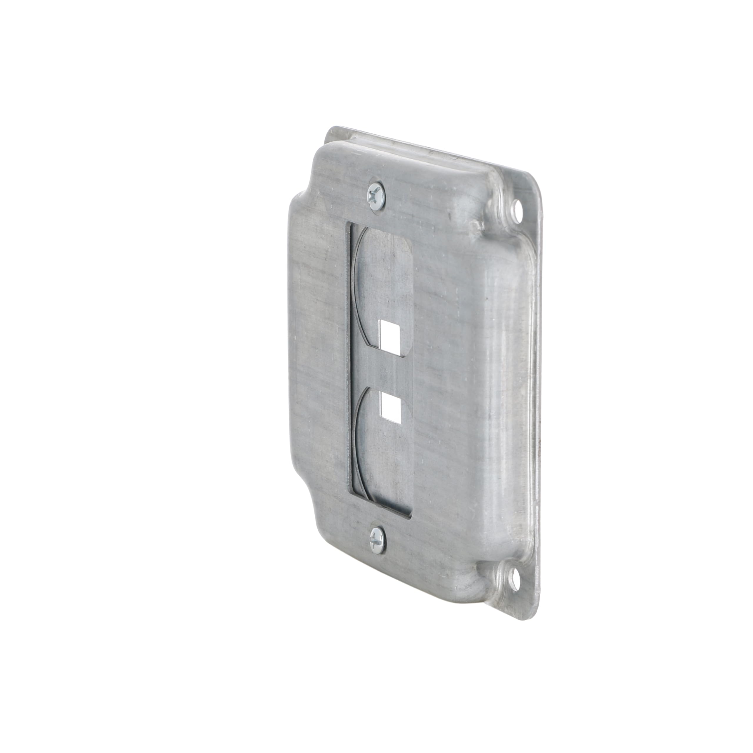 RACO 808U 1/2-Inch Raised Square Cover with Exposed Work 1 GFCI Duplex or Toggle, 4-Inch - Image 3