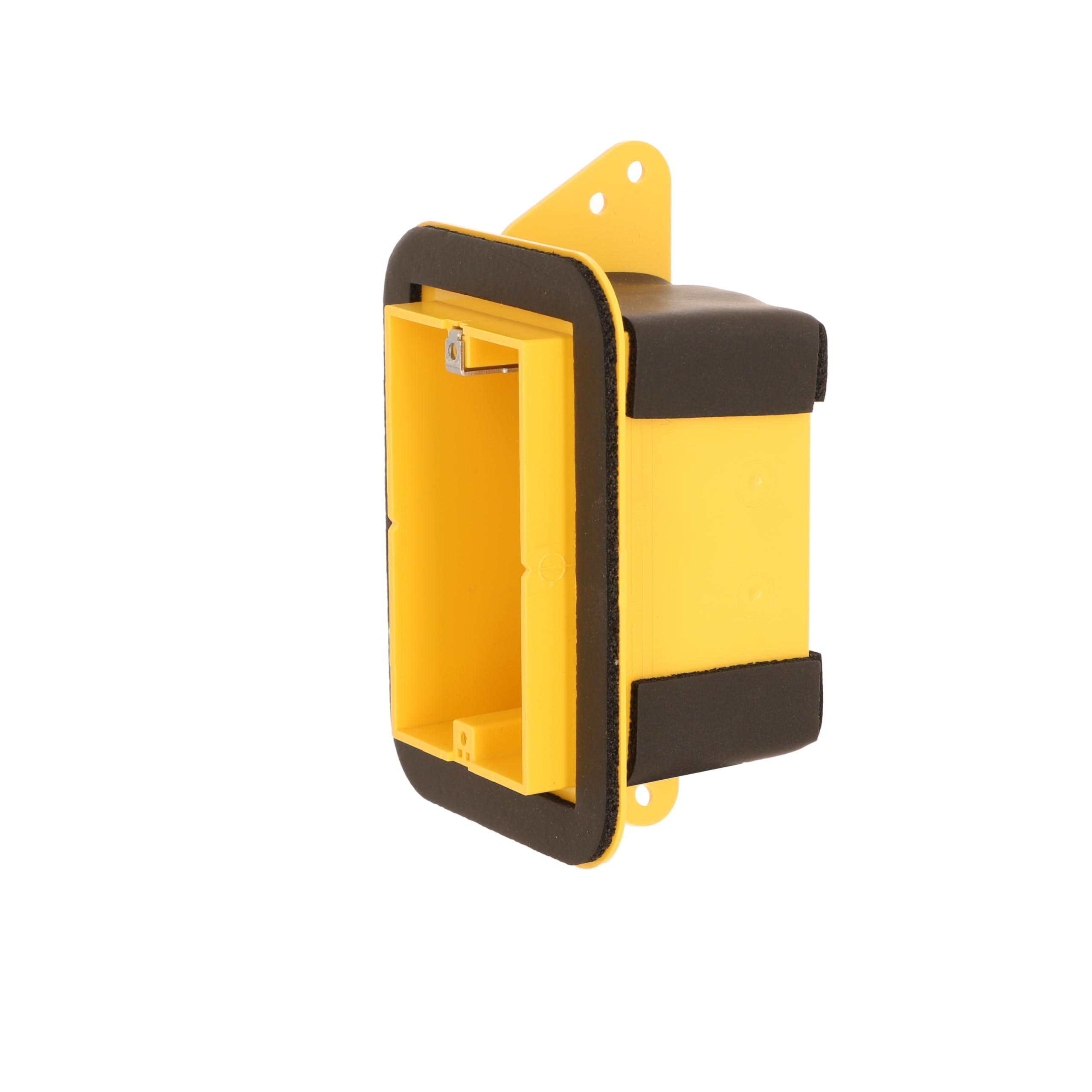 RACO 82011FBAR 1-Gang Nonmetallic Vapor Barrier Cable Box, 2-3/4 in. Deep, 1/2 in. Setback - Image 3