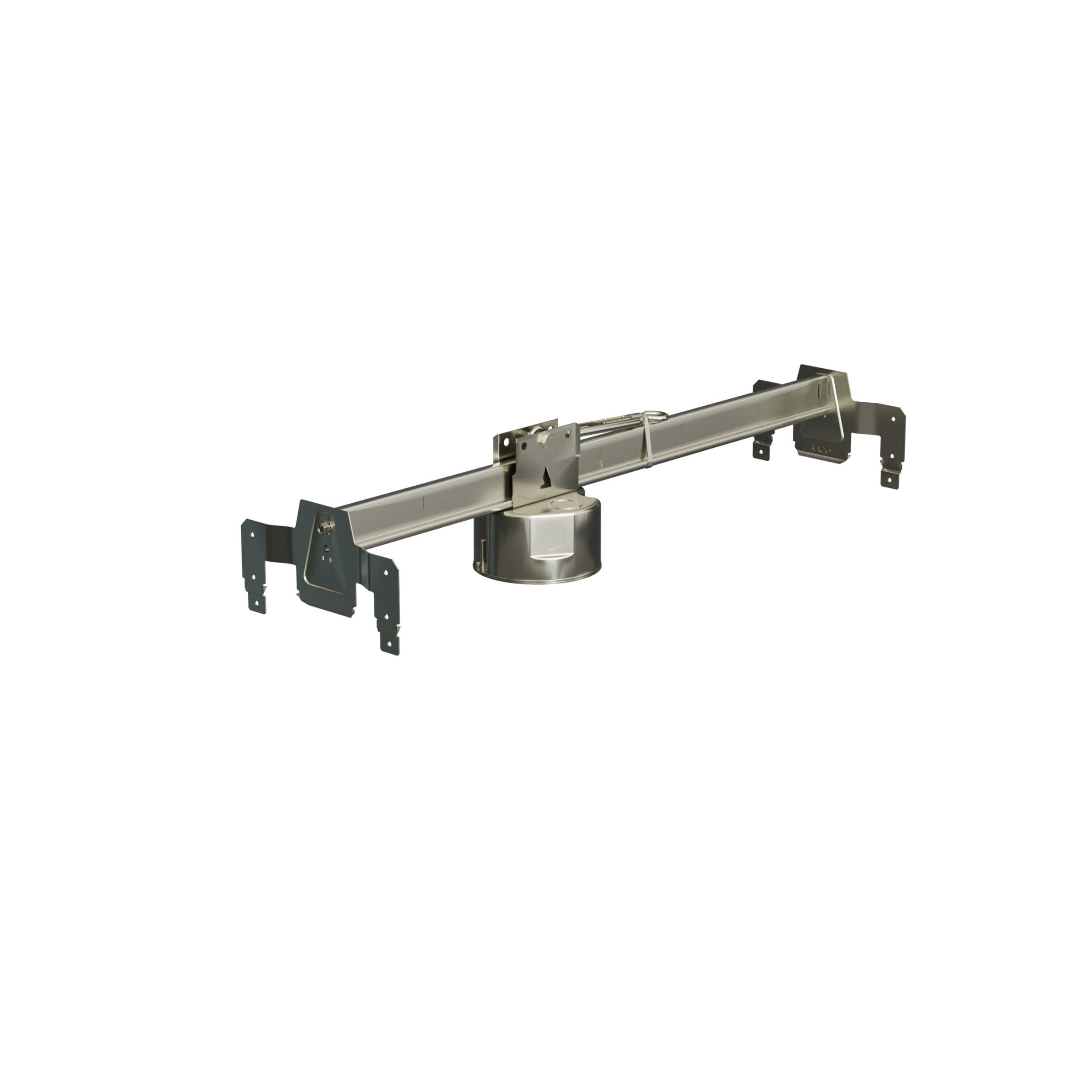 Raco 931 Grid-Brace with 4 in. Round Ceiling Box, 2-1/8 in. Deep, Two 1/2 & Four 1/2 & 3/4 in. Concentric KO's Gray - Image 4