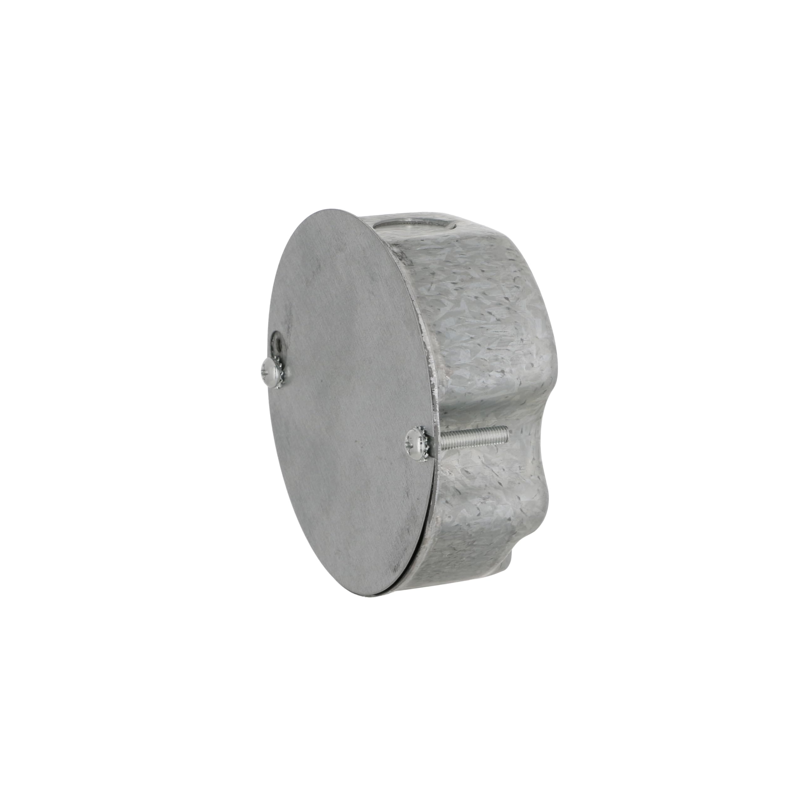 Raco Hubbell 296 1-1/2-Inch Deep 1/2-Inch Side Knockouts 4-Inch Octagon Ceiling Fan Support Box, Silver - Image 3