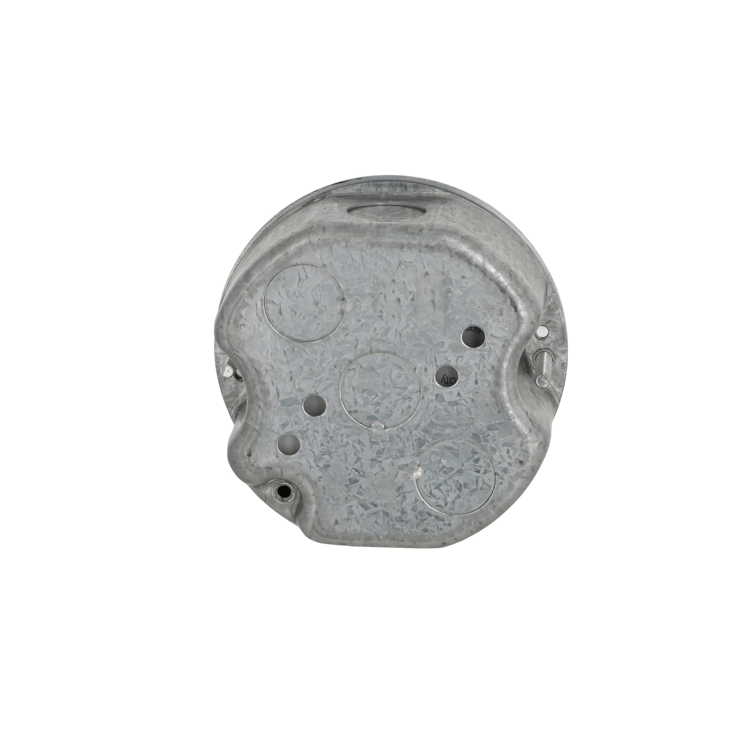 Raco Hubbell 296 1-1/2-Inch Deep 1/2-Inch Side Knockouts 4-Inch Octagon Ceiling Fan Support Box, Silver - Image 4