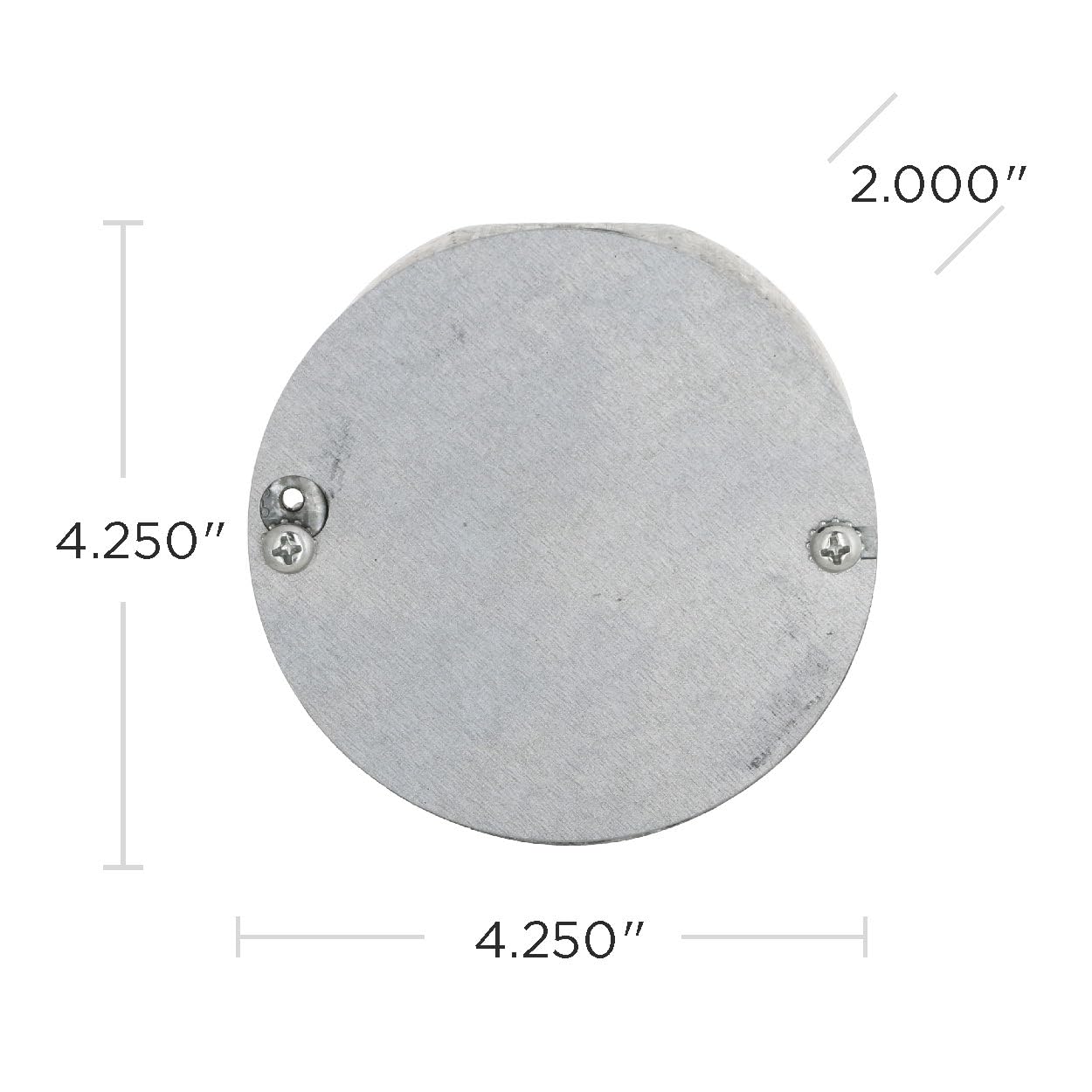 Raco Hubbell 296 1-1/2-Inch Deep 1/2-Inch Side Knockouts 4-Inch Octagon Ceiling Fan Support Box, Silver - Image 5